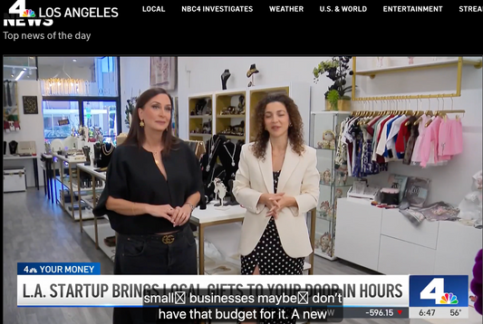 Lusanet Collective Featured on NBC Los Angeles: Anet Abnous and Lucy Hacopian Talk Local Gifting and Same-Day Delivery