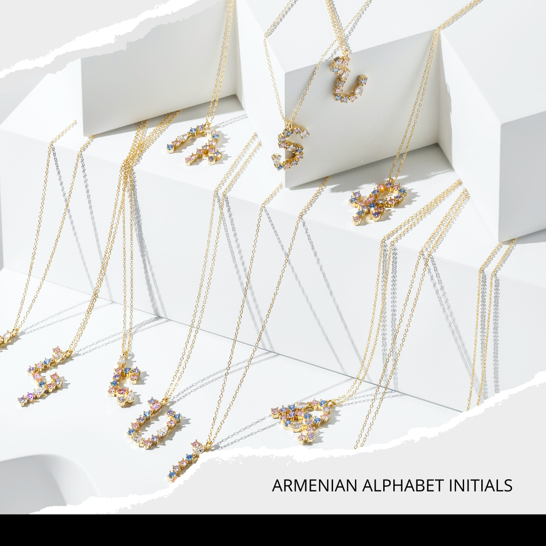 Embrace Your Identity: The Allure of Armenian Alphabet Initial Jewelry
