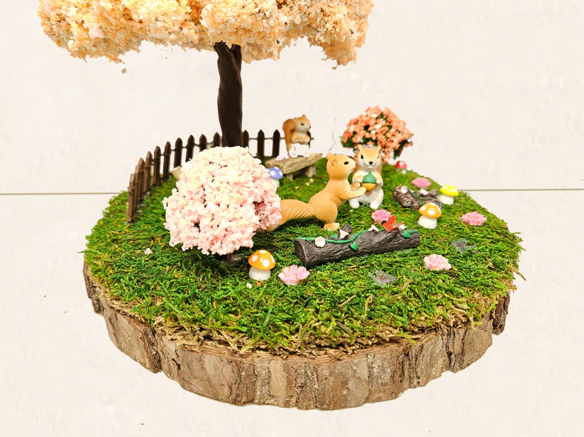 Miniature Fairy Garden - Squirrels