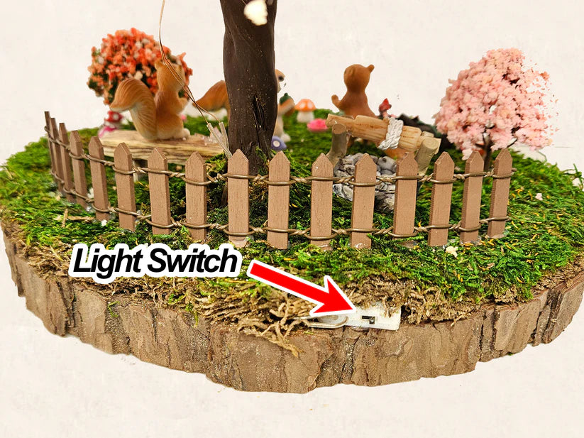 Miniature Fairy Garden - Squirrels