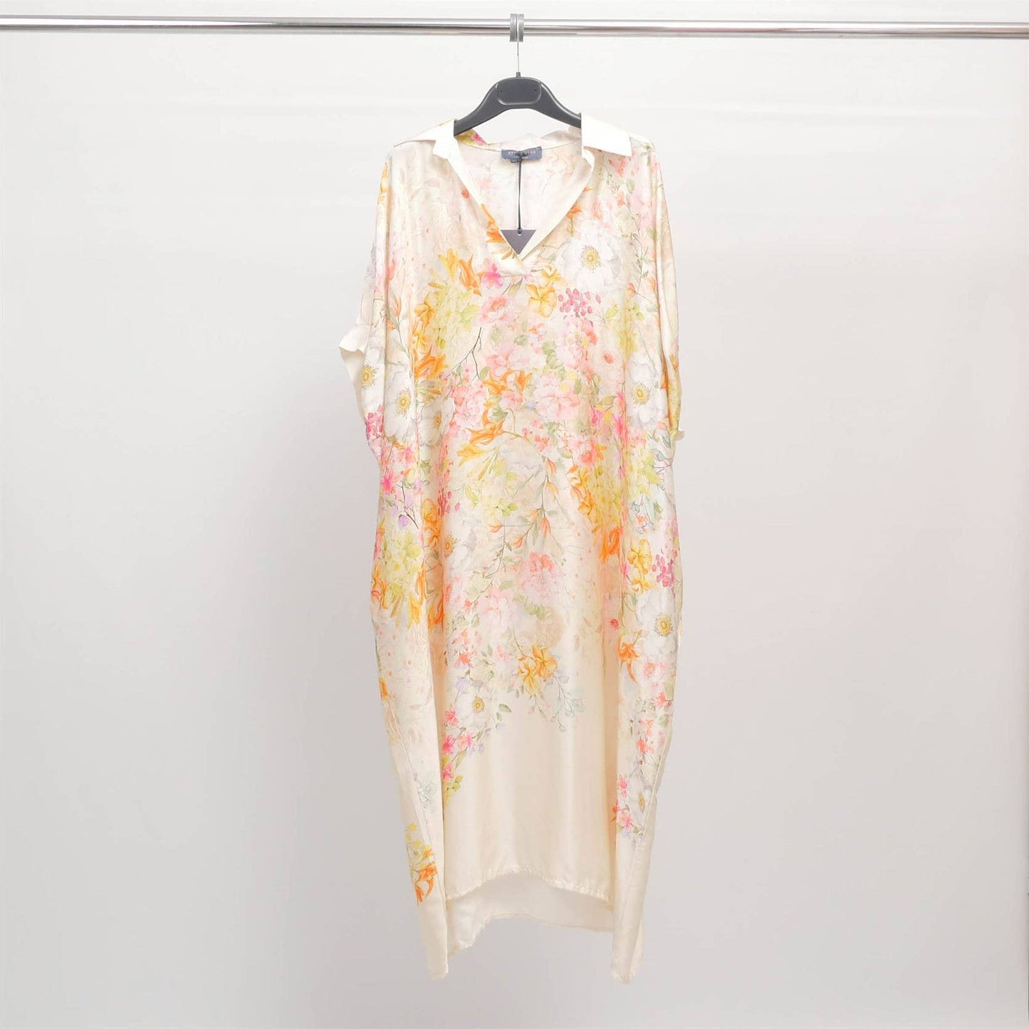 Sky Blue water color floral dress
