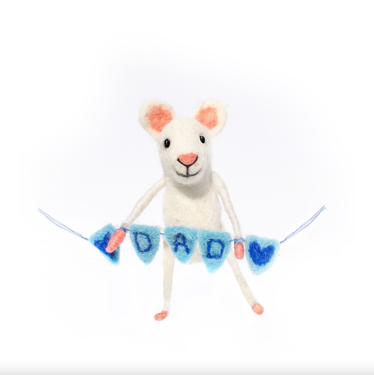 Father's Day Dad Bunting Mouse