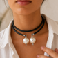 Modern Muse Pearl Wrap Necklace