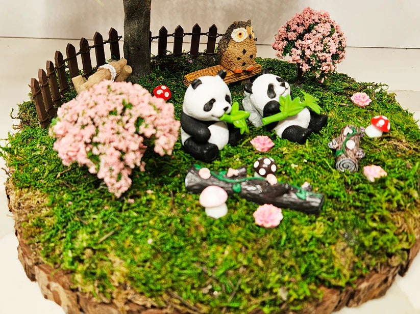 Miniature Fairy Garden - Panda