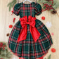 Holly Jolly Hi-Lo Plaid Holiday Dress