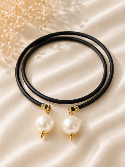Modern Muse Pearl Wrap Necklace