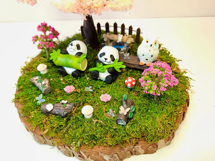 Miniature Fairy Garden - Panda