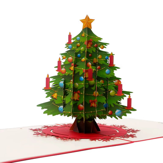 3D Pop-Up Christmas Tree Card