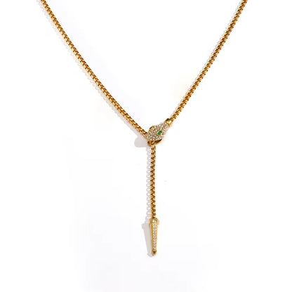 Gold & silver snake Necklace