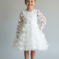 White Butterfly Dress