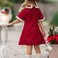Cozy Meets Chic Burgundy Tweed Dress: Burgundy