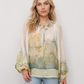 Flowy blouse KD9568-2: Yellow