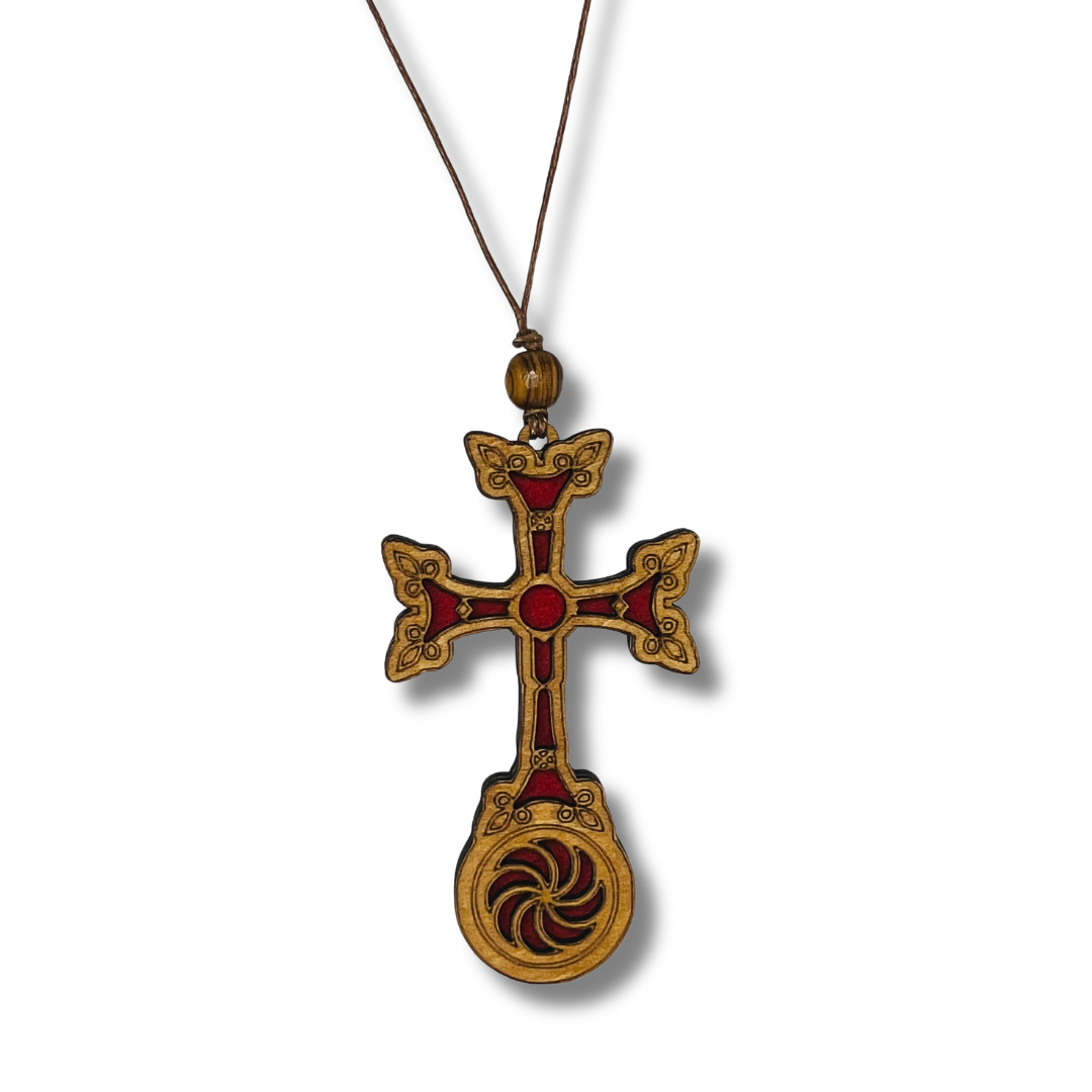 Armenian Cross Car Scent Charm