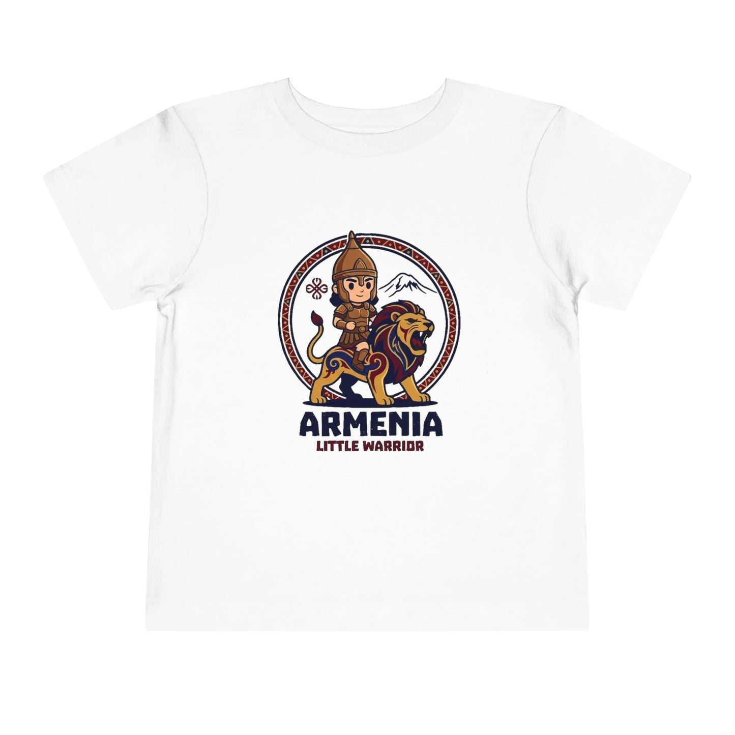 Armenian Little Warrior Toddler Tee - Lion & Heritage Design