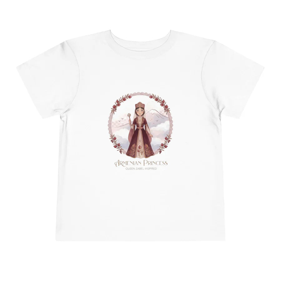 Armenian Princess – Queen Zabel -Toddler Tee for Girls