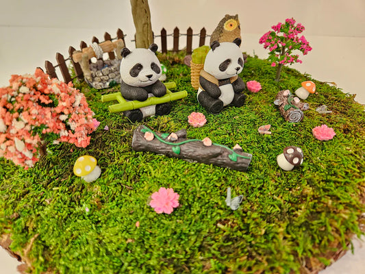 Miniature Fairy Garden - Panda