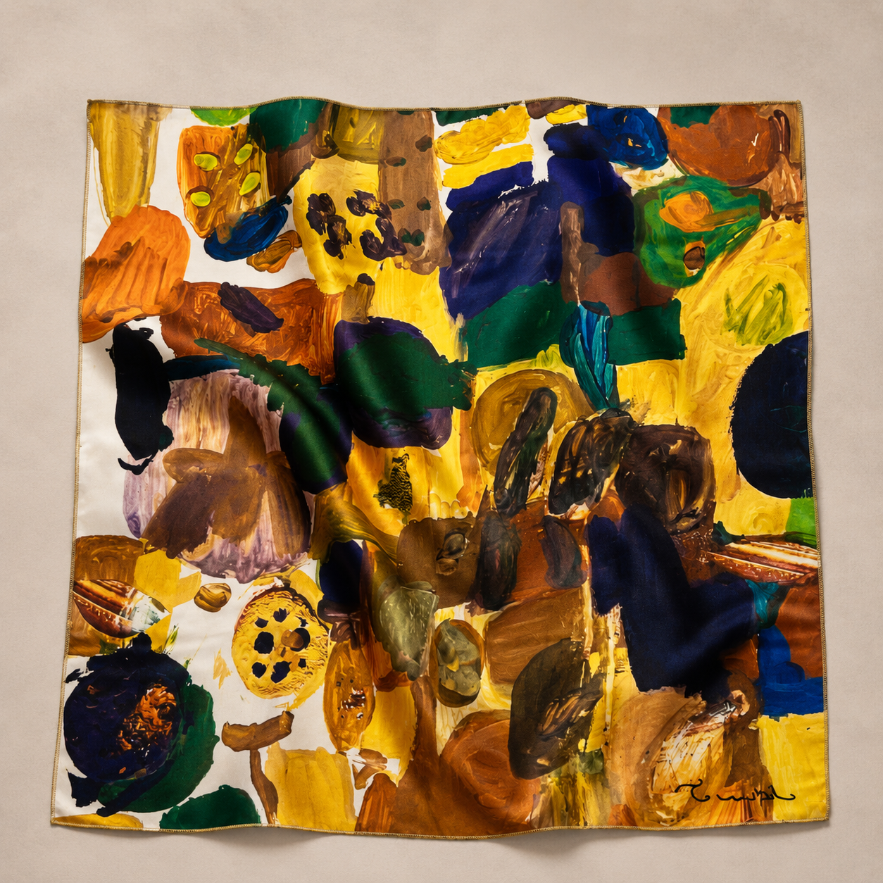 Autumn Palette Art Scarf