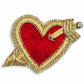 Heart Summer Brooch Pin