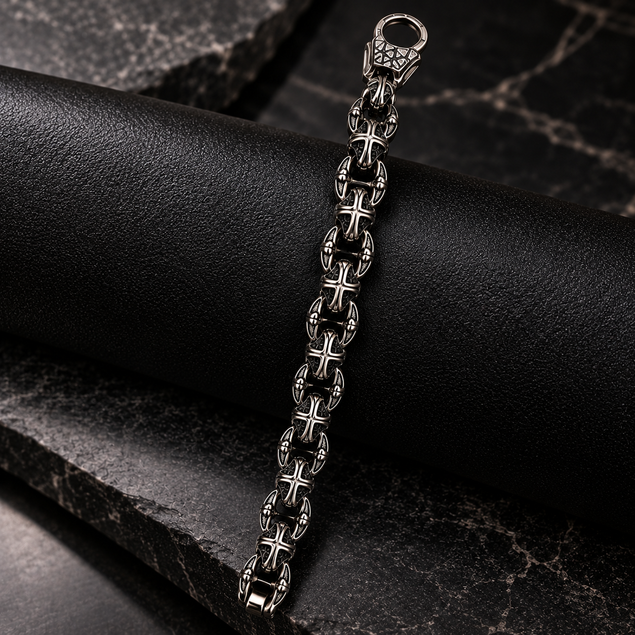 Knight’s Oath Cross Bracelet