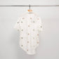 Cotton shirt with floral embroidery FIT4762533: White
