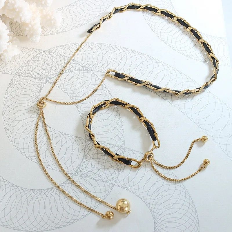 Chanel-Inspired Titanium Necklace