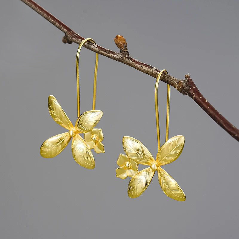 Delicate Flower Earrings