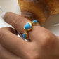 Turquoise Heart Ring