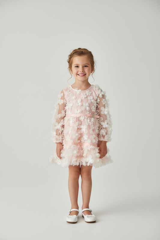 Pink Butterfly Dress