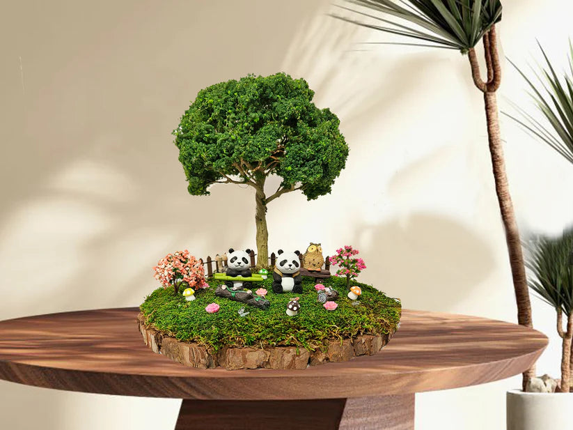 Miniature Fairy Garden - Panda