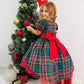 Holly Jolly Hi-Lo Plaid Holiday Dress