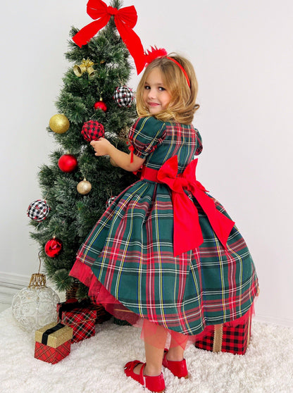 plaid holiday dress Holly Jolly Hi-Lo Plaid Holiday Dress – Lusanet Collective