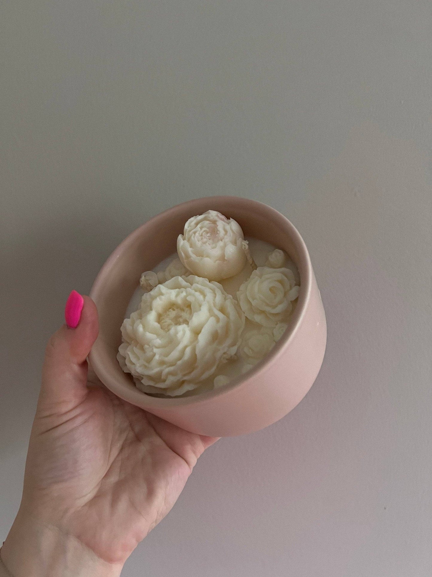 Handmade Black Ceramic Jar Candle