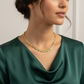 Woven flat chain Necklace
