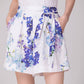 Macro floral print shorts