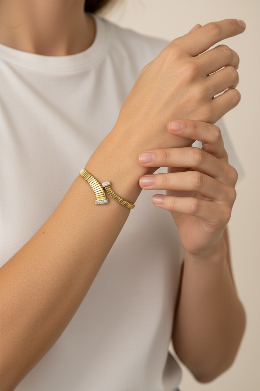 Gold Cuff Bracelet