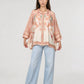 Satin shirt KD8871VS-12: Rose