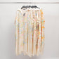 Sky Blue water color floral dress
