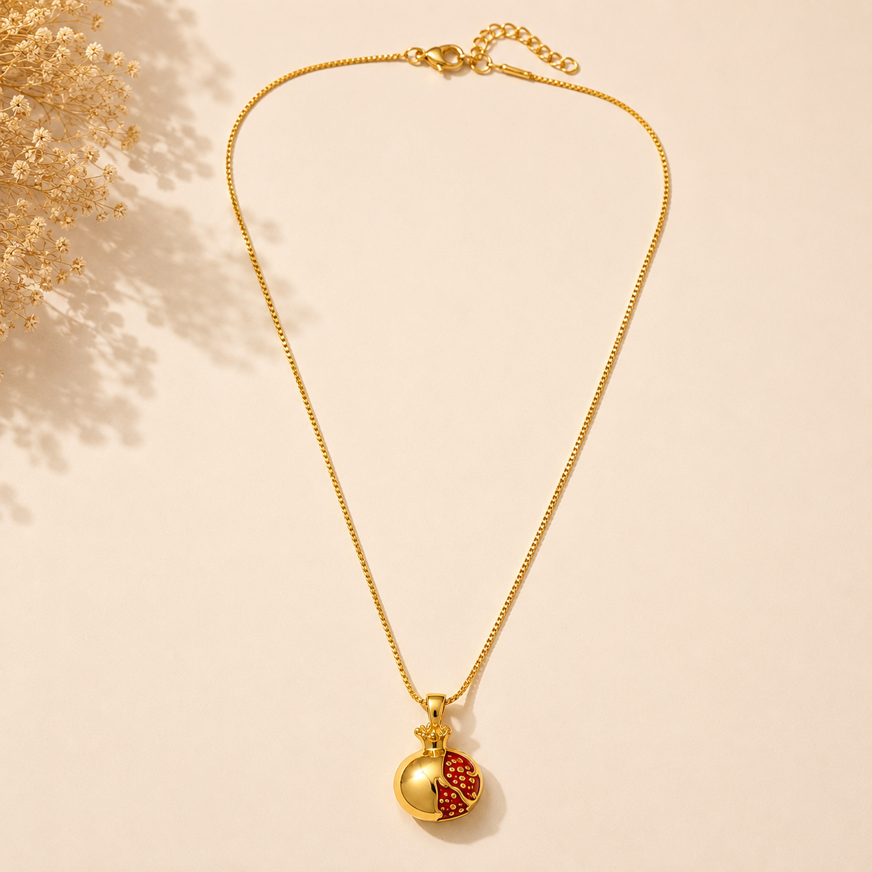 Red Pomegranate Necklace #2