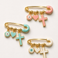 Baby Safety Pin Charm