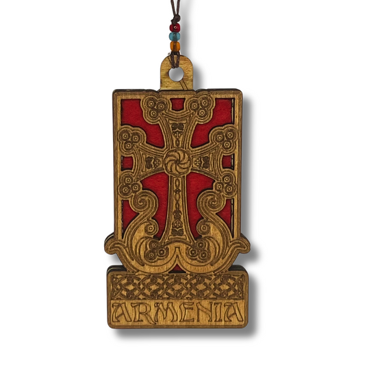 Armenian Cross Car Scent Charm