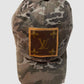 Up-Cycled Black Camo Cap