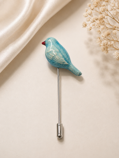 Songbird Ceramic Stick Pin