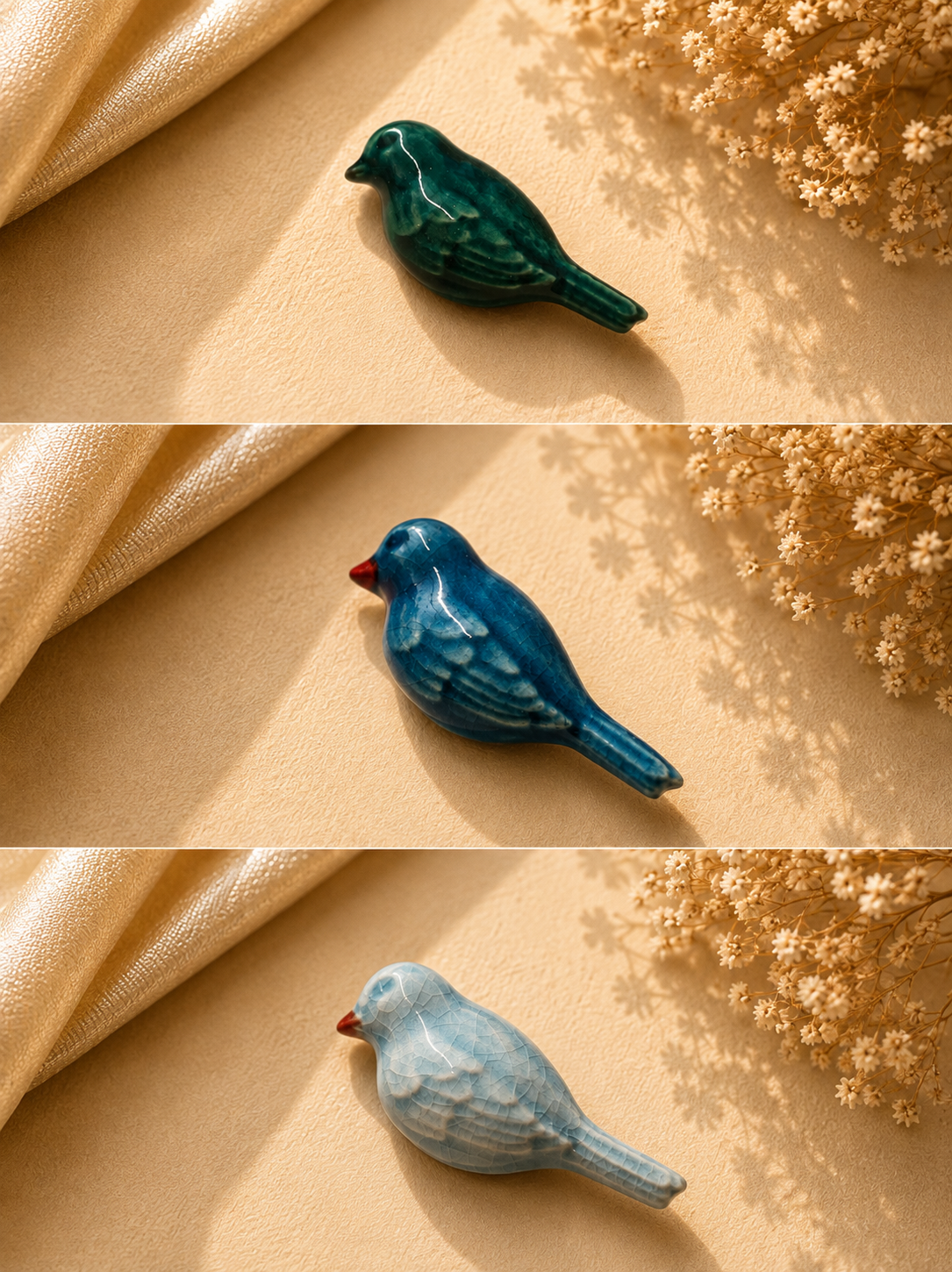 Songbird Ceramic Brooch