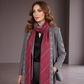 Eternity Burgundy Unisex Scarf