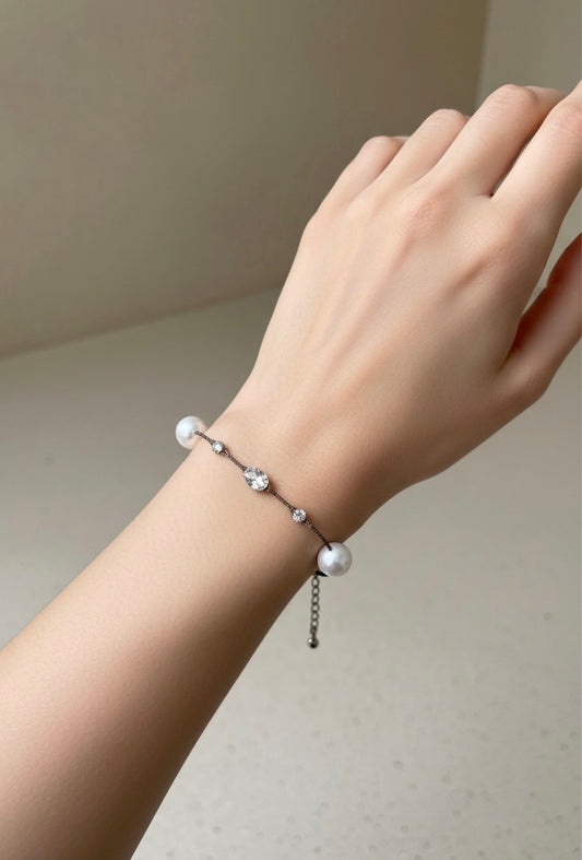 Black Mesh Bracelet