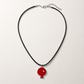Red Pomegranate Pendant Necklace