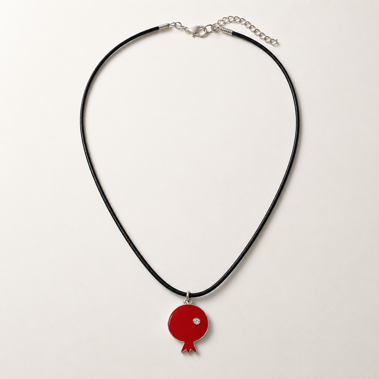 Red Pomegranate Pendant Necklace