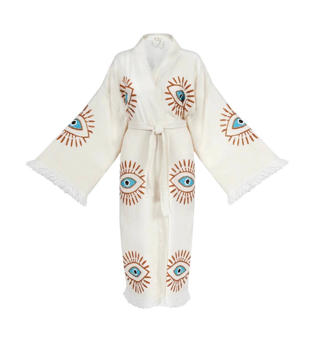Turquoise + Gold Eye Kaftan Summer!