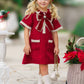 Cozy Meets Chic Burgundy Tweed Dress: Burgundy