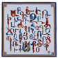 Trchnagir Armenian Alphabet Poly Silk Scarf 3